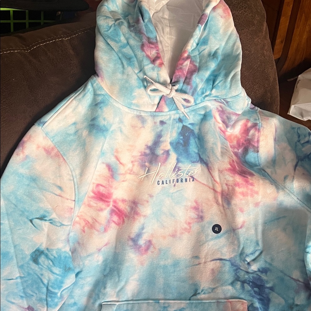 Hollister Pastel Tie-Dye Hoodie